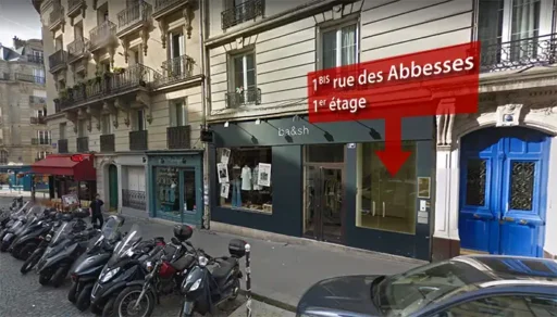 Porte du cabinet au 1bis