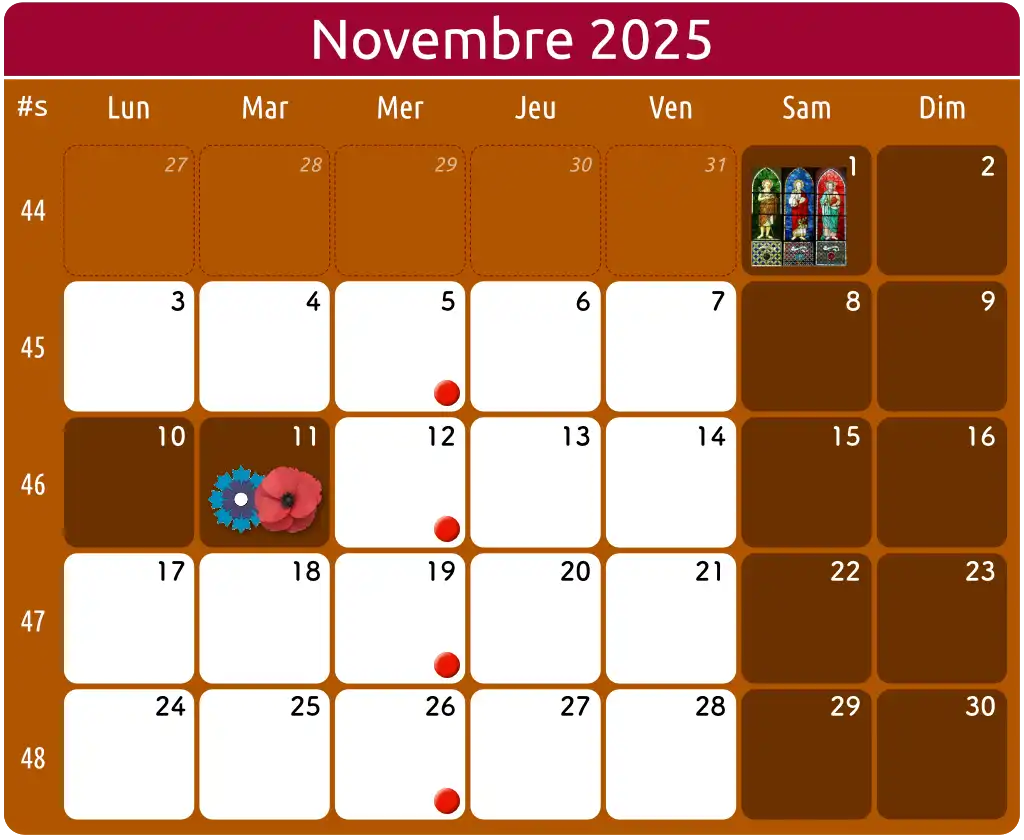 Tarifs et calendrier - calendrier 1024 2511 calendrier 1024 2511