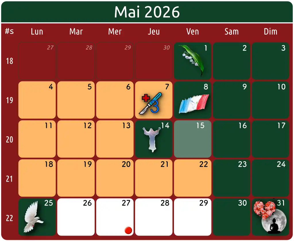 calendrier 1024 2605c